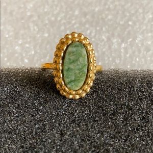 🍀Vintage Green Stone Ring